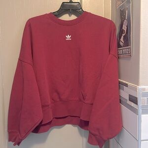 Adidas xl sweatshirt, cranberry